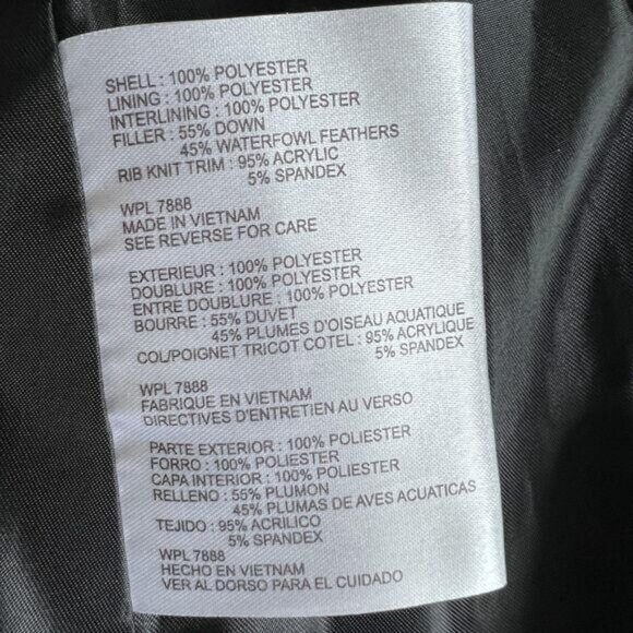 Michael Michael Kors Jacket Womens Petite Petite Black Puffer Quilted Down Coat - Picture 10 of 16